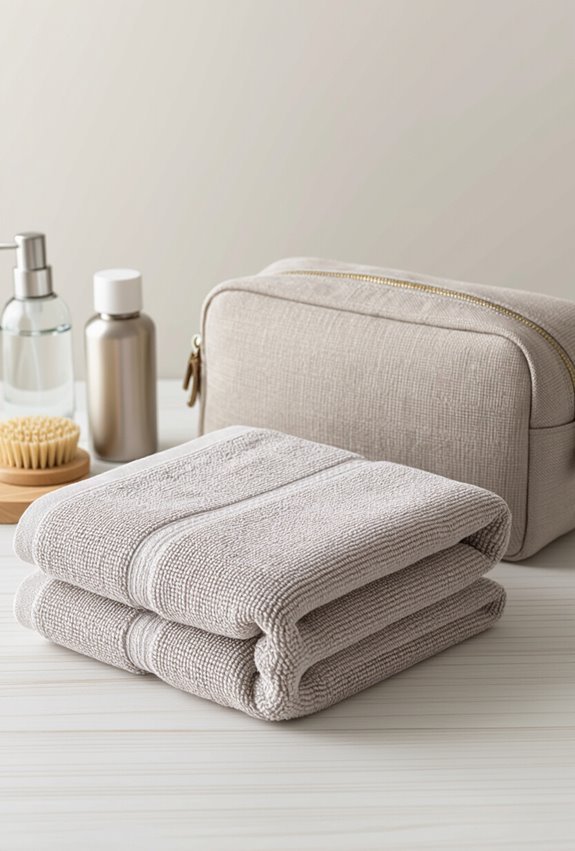 premium quick dry silk blend towels