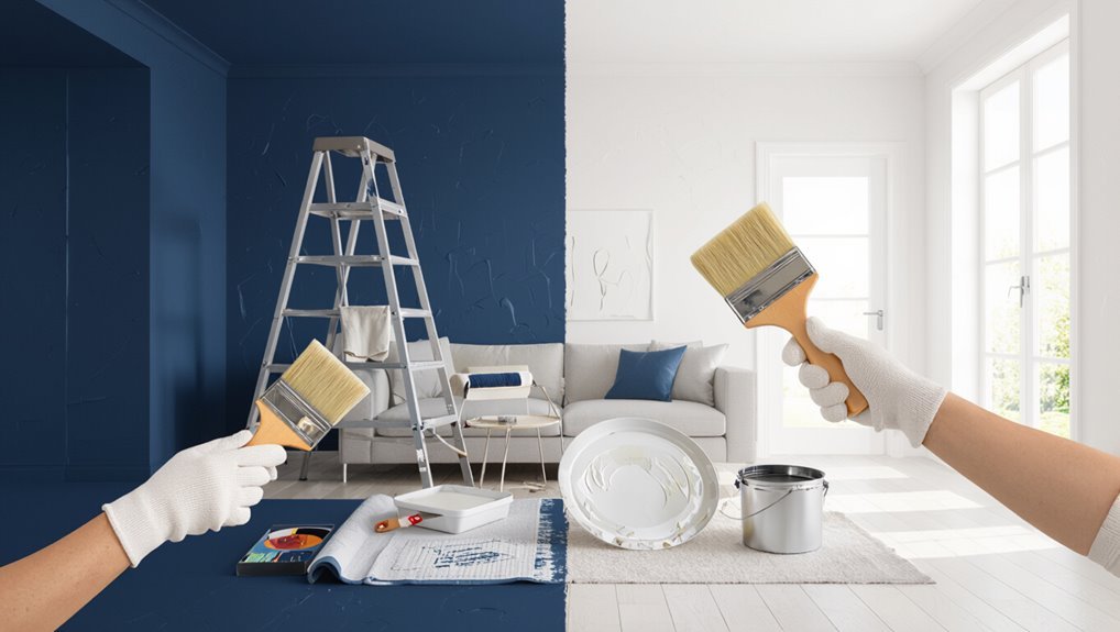 prep prime paint carefully