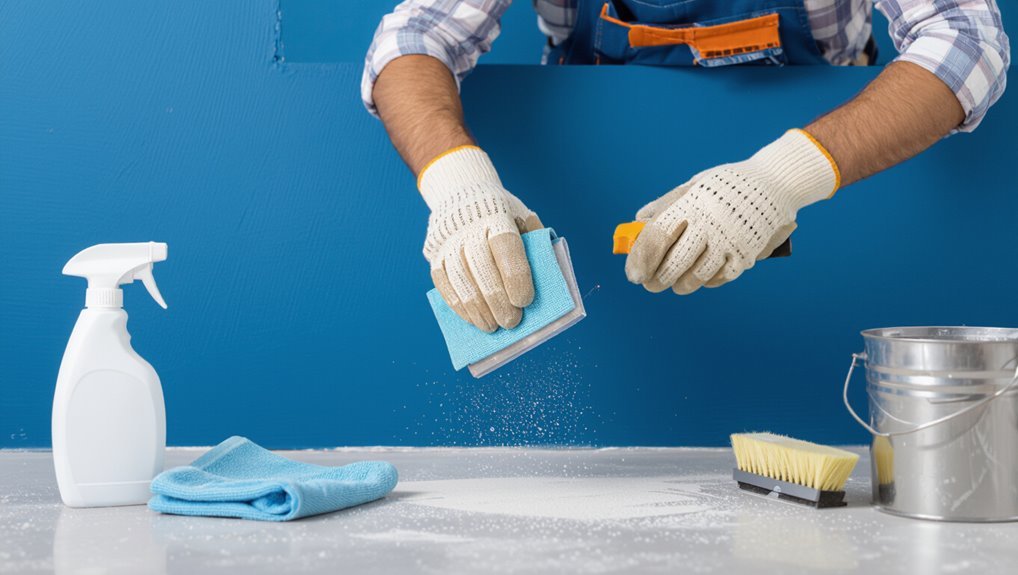 prepare and clean surface