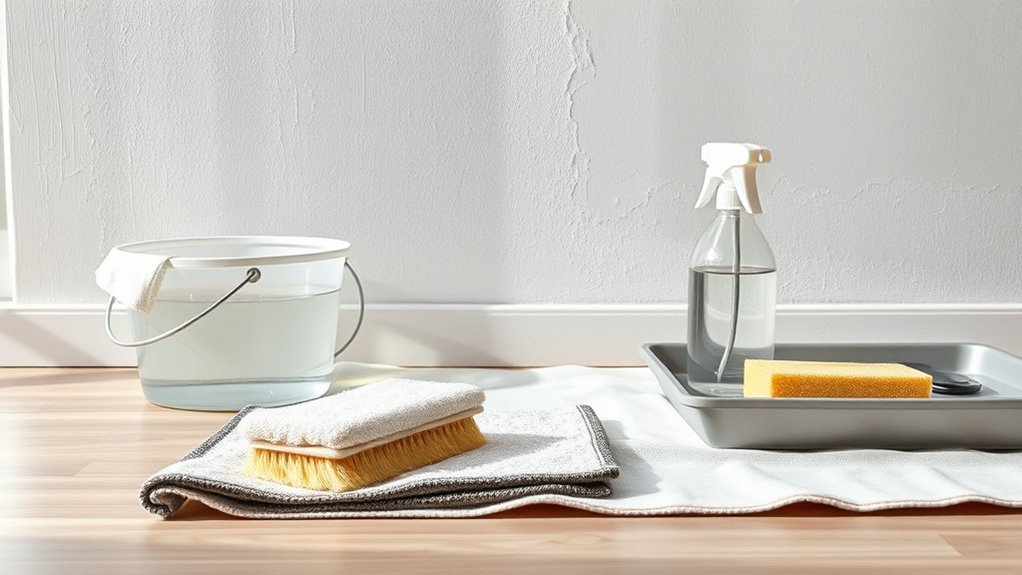 prepare and clean walls