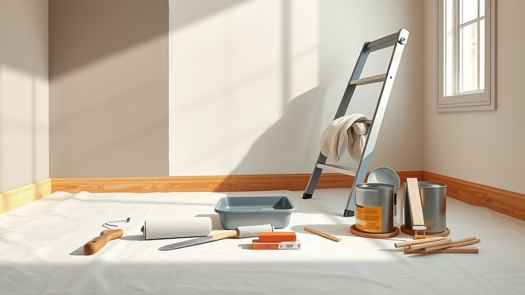 prepare prime roll finish