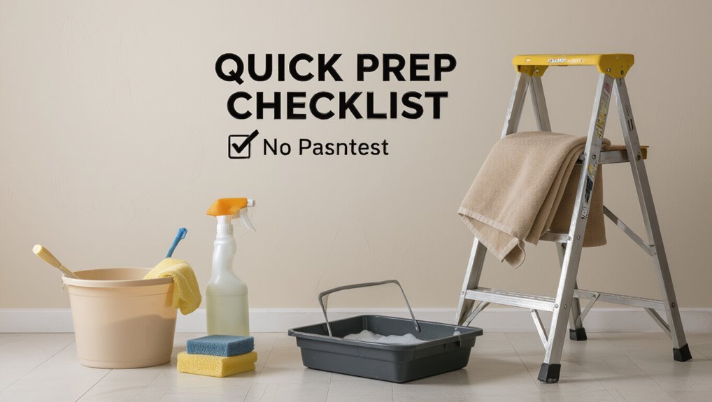 prepare room for painting