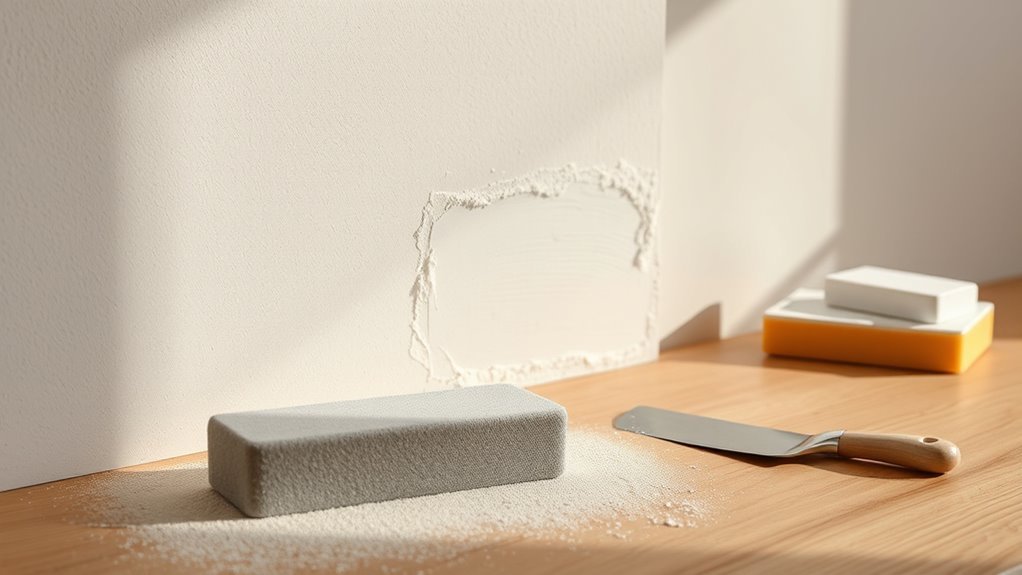 prepare sand clean inspect