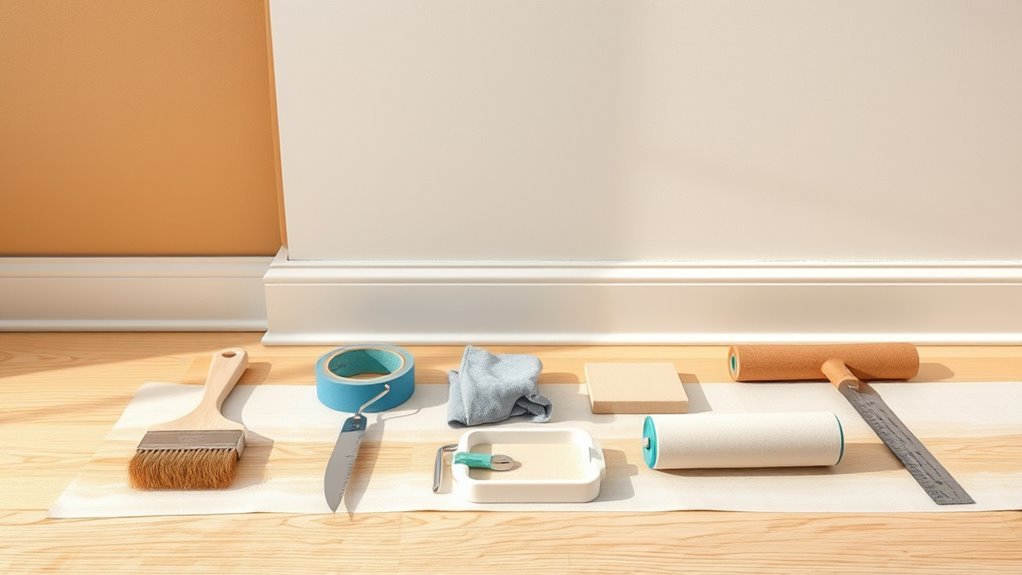 prepare tape smooth paint