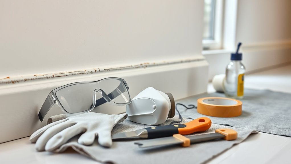 prepare ventilate protect test