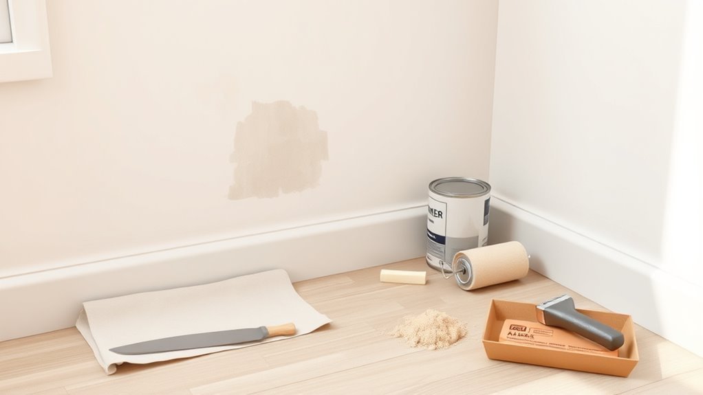 prepare wall for painting