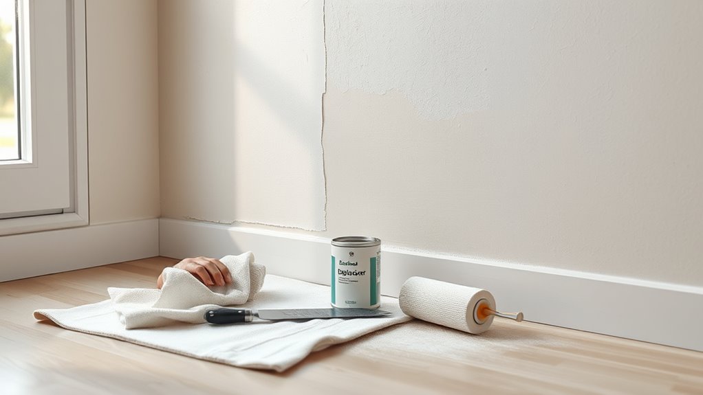 prepare walls for repainting