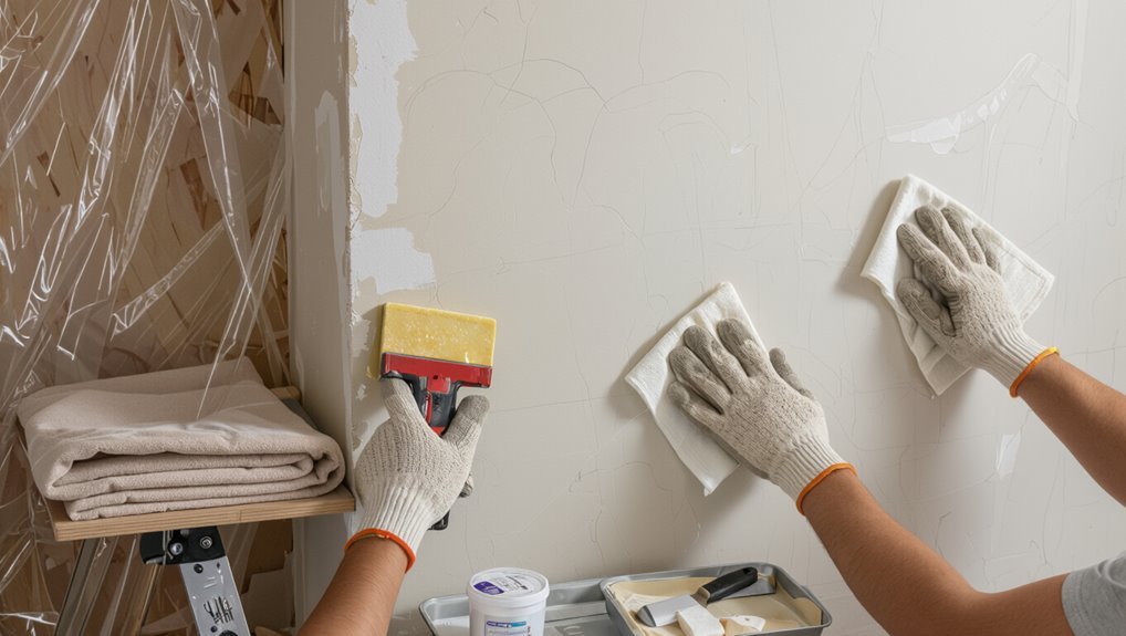 prepping walls for painting
