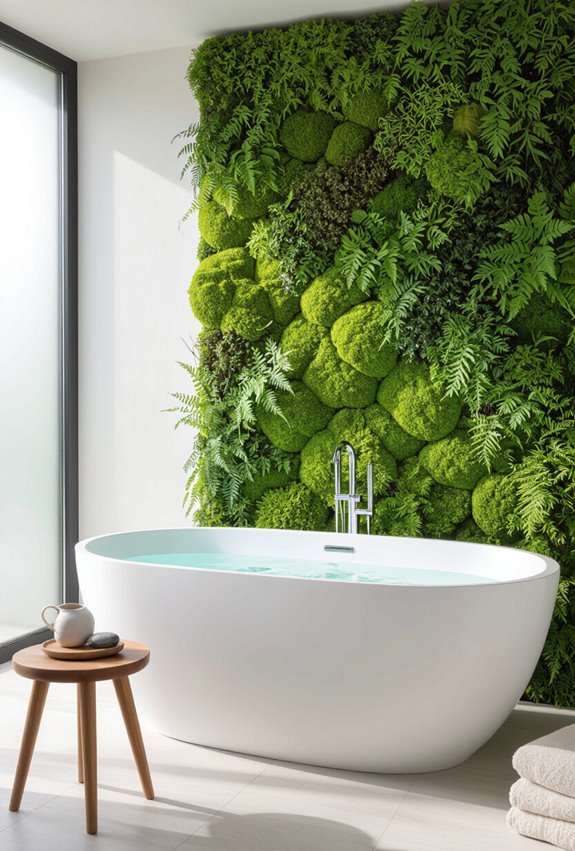 preserved moss living wall accents