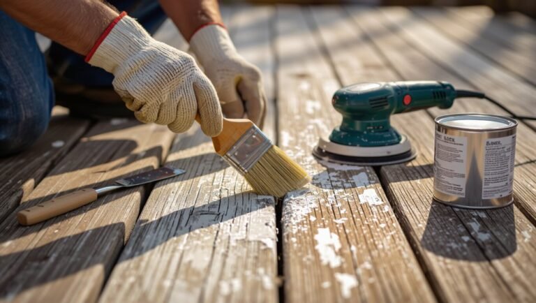 prevent deck paint peeling