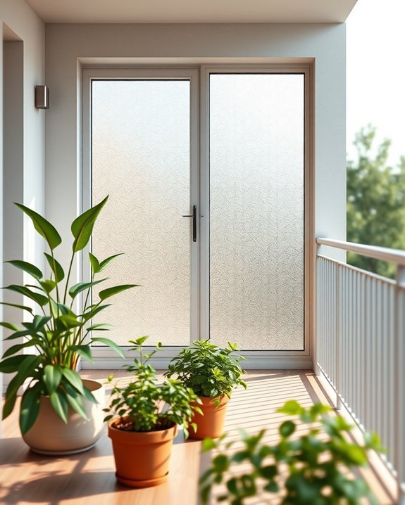 privacy enhancing window film
