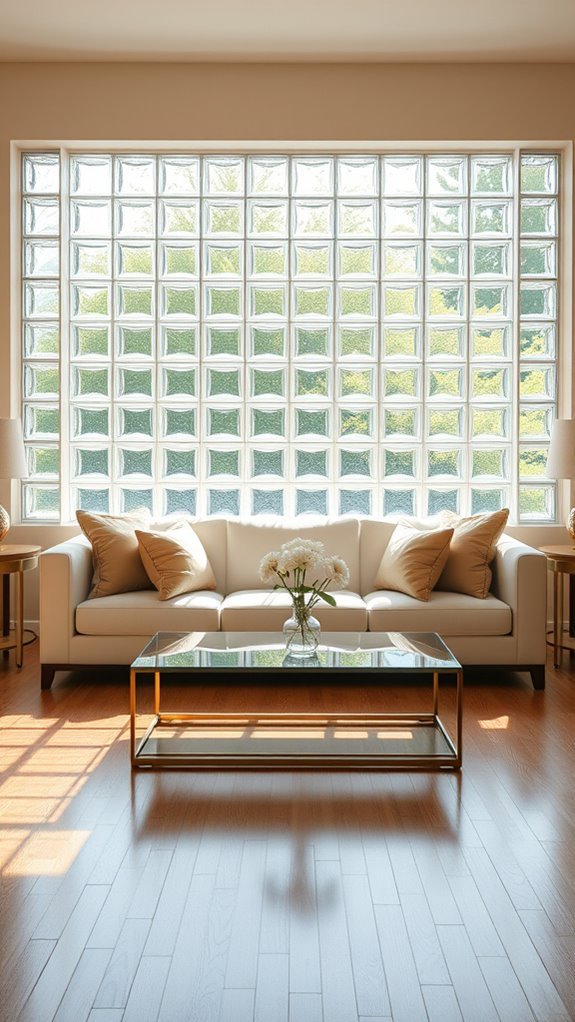 privacy with natural light