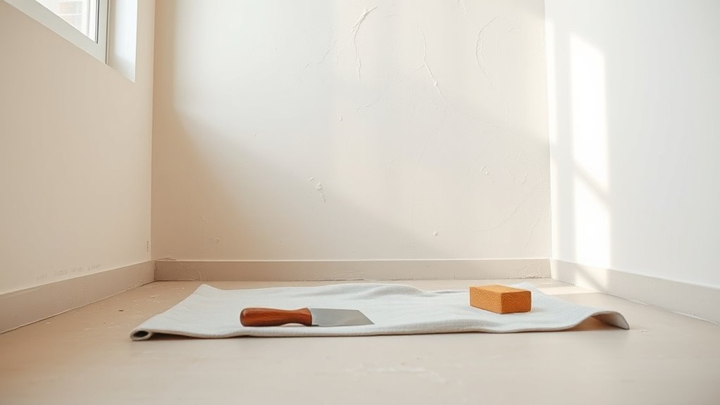 proper gypsum plaster drying