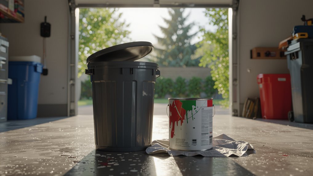 proper latex paint disposal