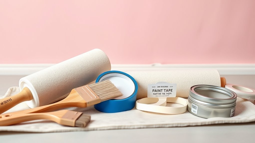 proper tools for seamless painting