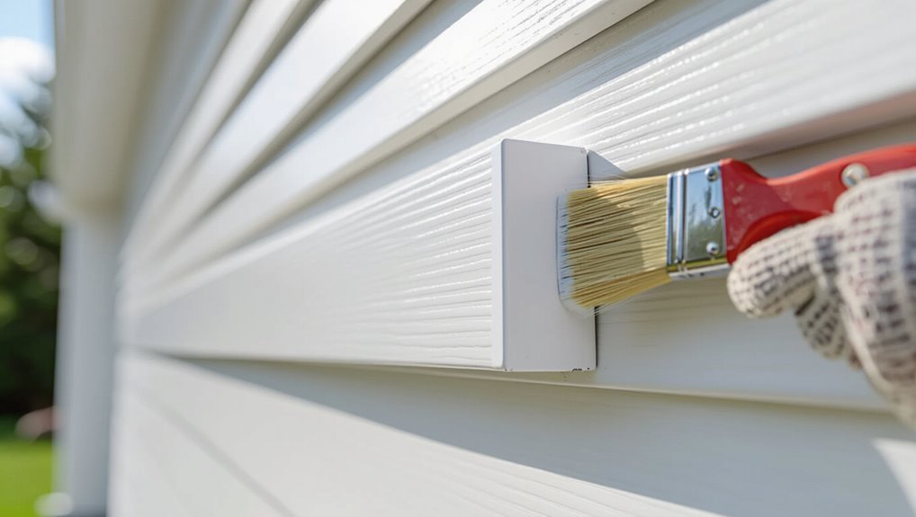 properly paint pvc trim