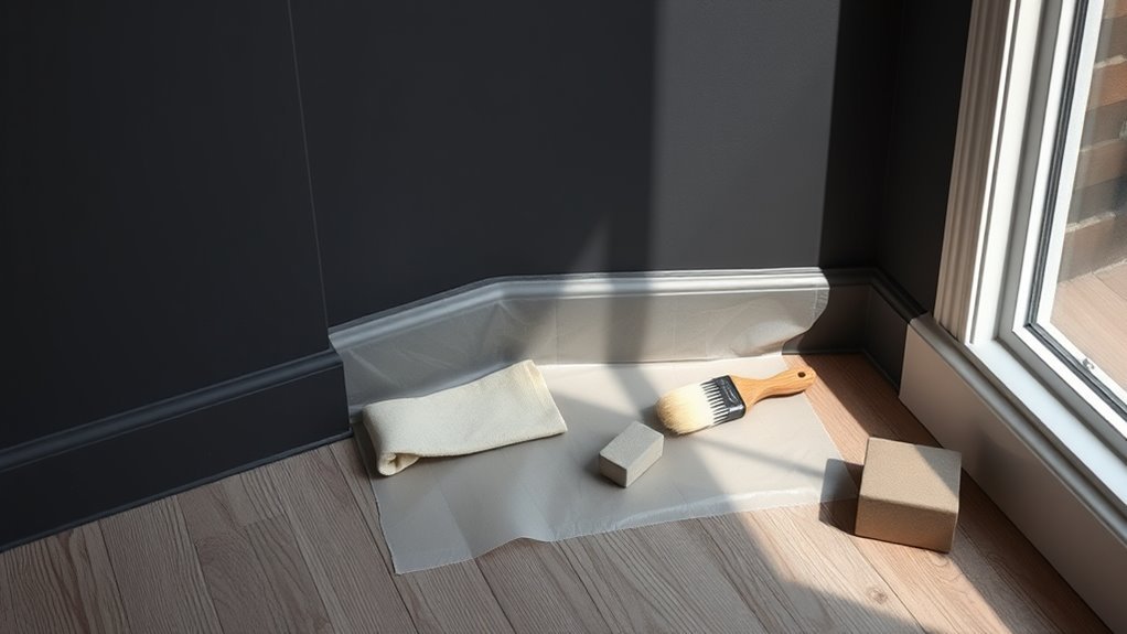 protect prepare clean surfaces