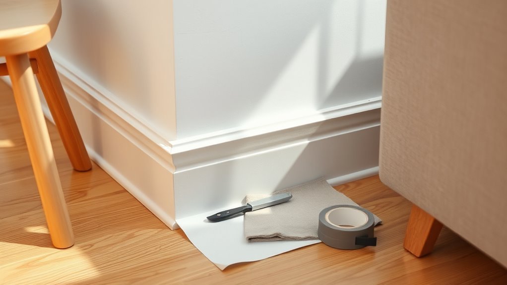 protect surroundings during removal