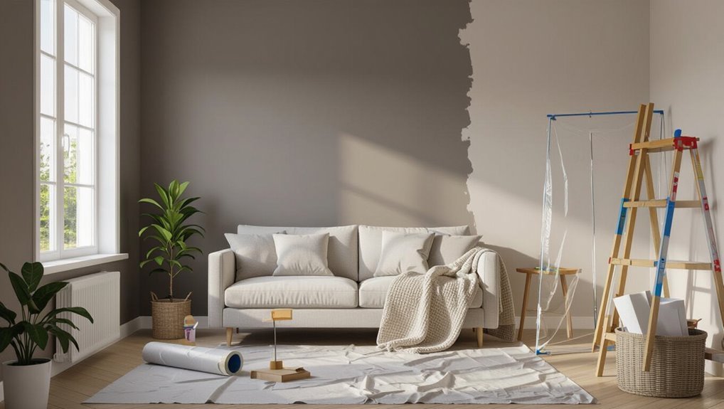 protect unfinished area effectively