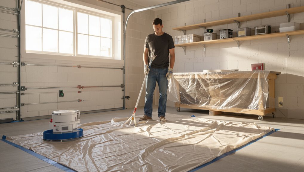 protecting surfaces from debris
