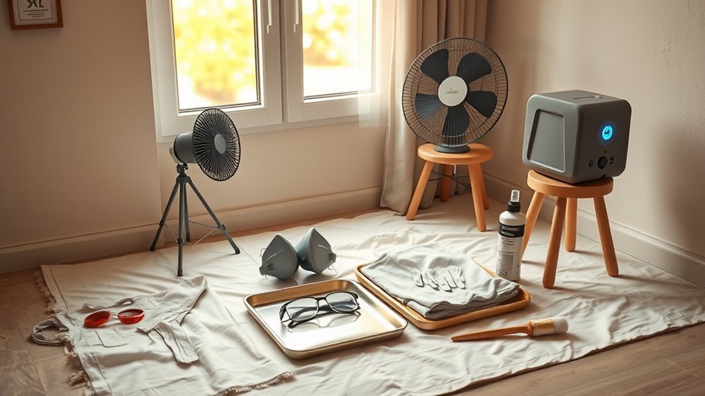 protective gear and ventilation