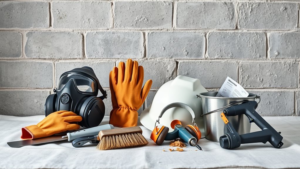 protective gear for safe removal