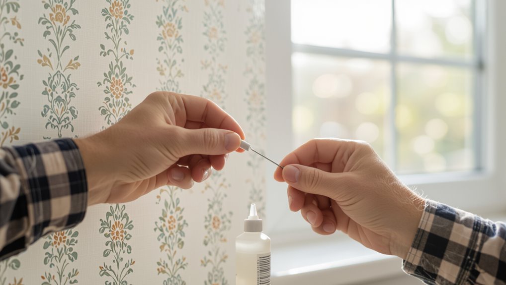 puncture inject smooth adhere