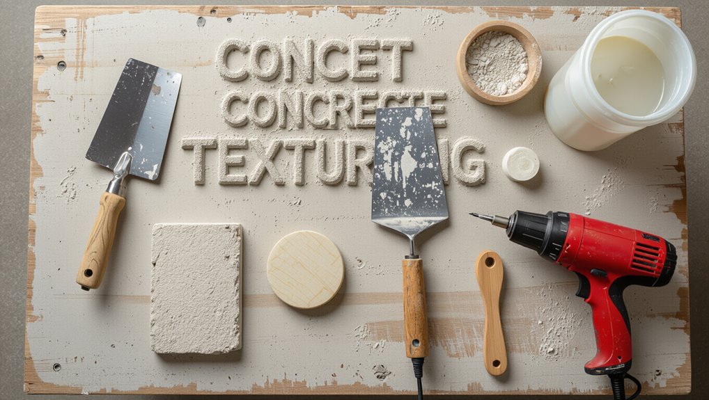 quality tools for textured concrete
