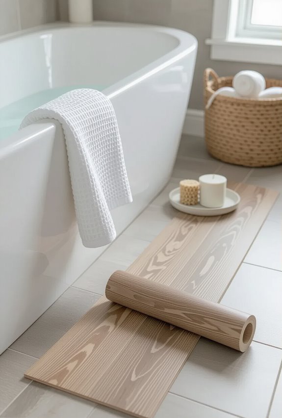 quick affordable bathroom floor updates
