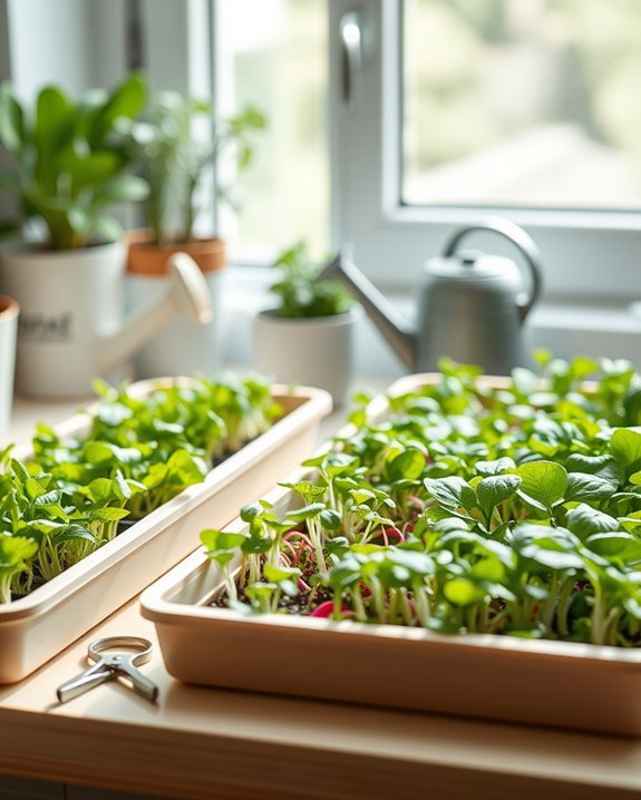 quick and easy microgreens