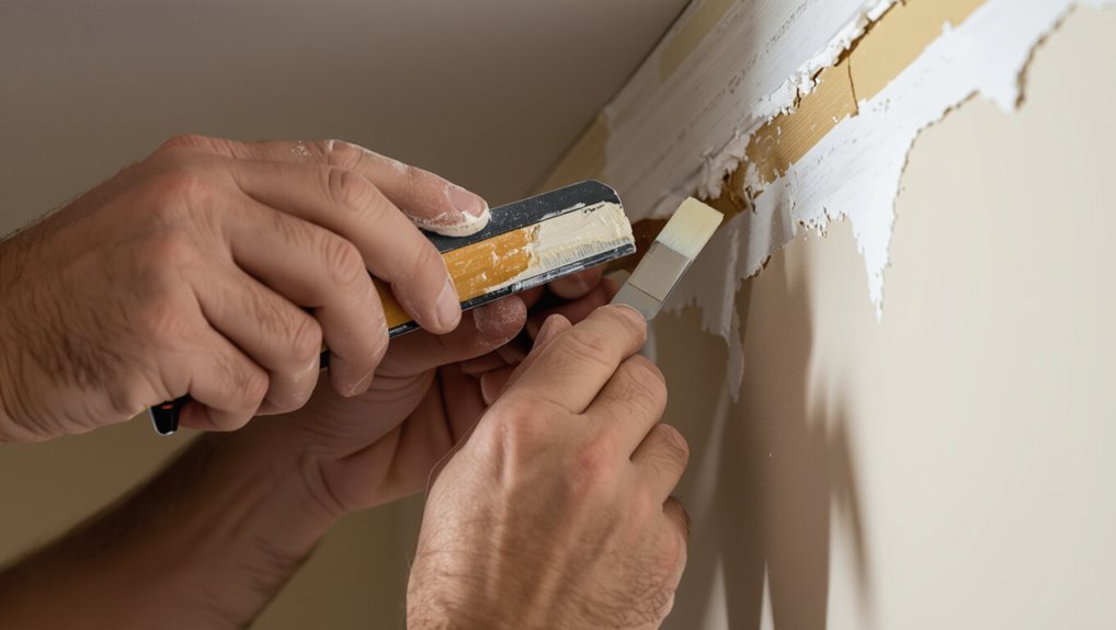 quick ceiling line fix