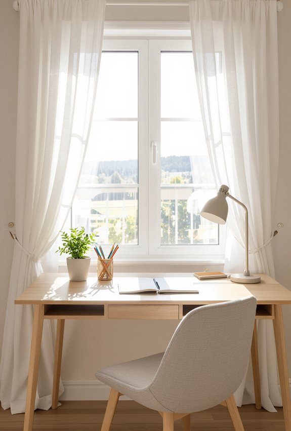 quiet distraction free study spot