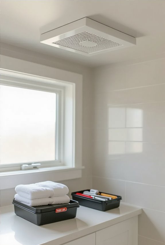 quiet fan sealed ducts