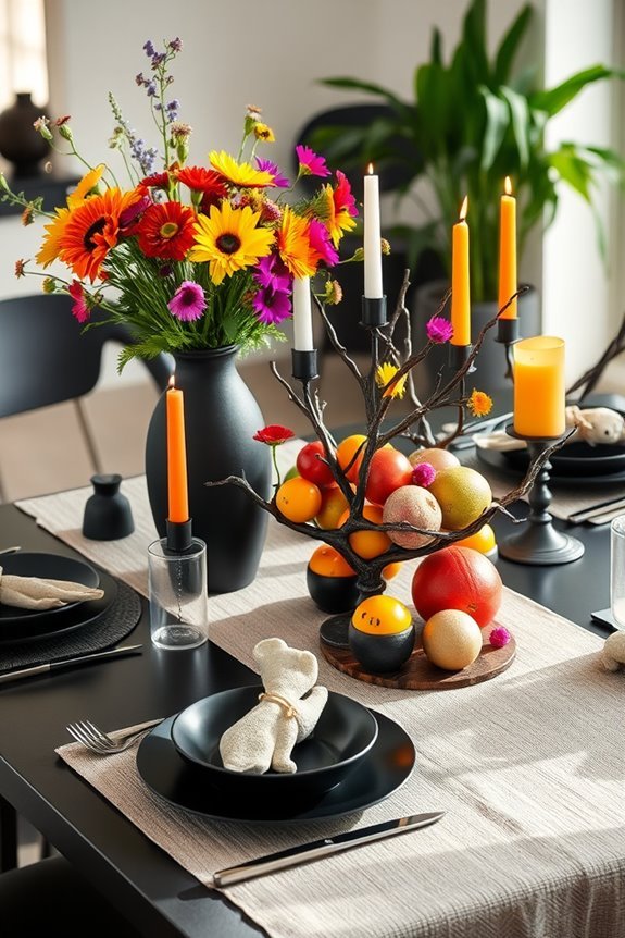 quirky centerpieces for dining
