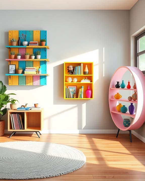 quirky personalized shelving ideas