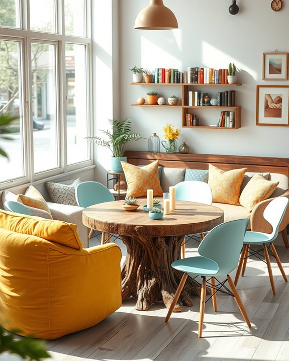 quirky themed seating arrangements