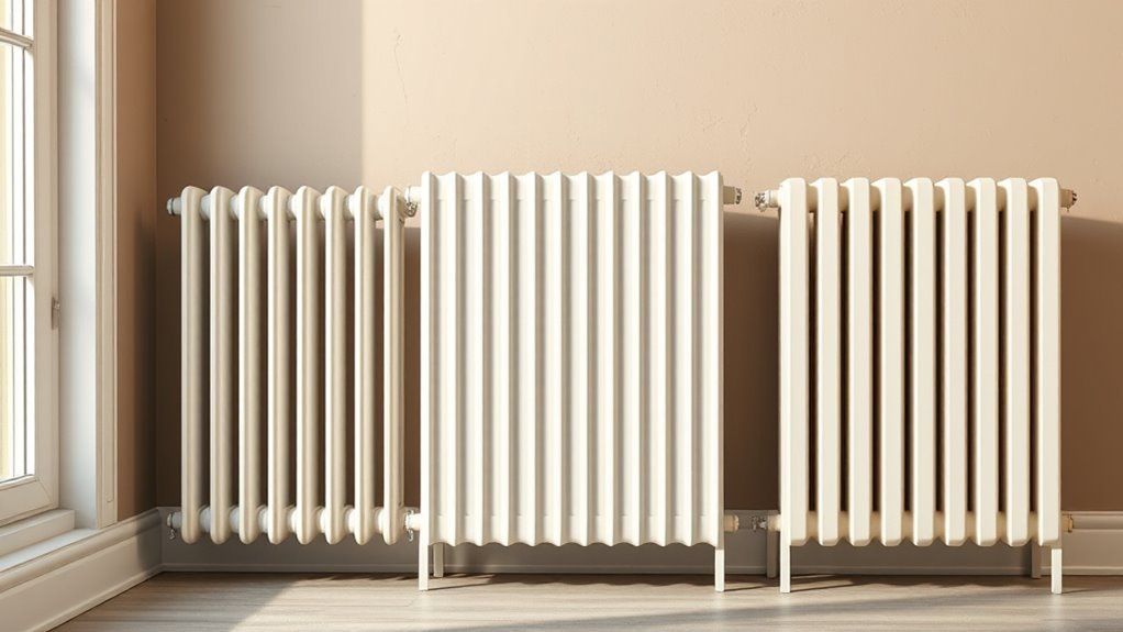radiator materials dictate paint