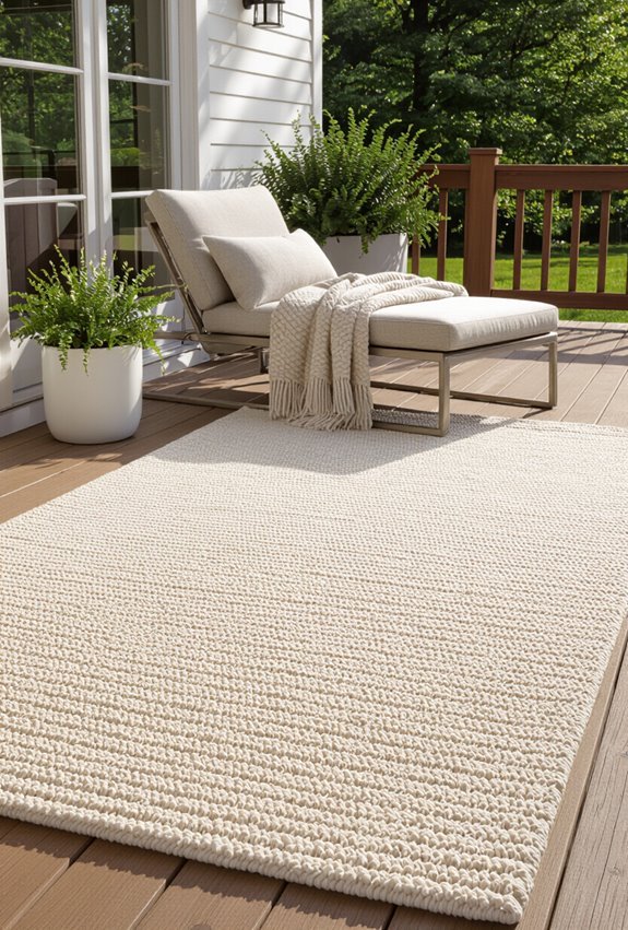 rainproof plush outdoor rugs