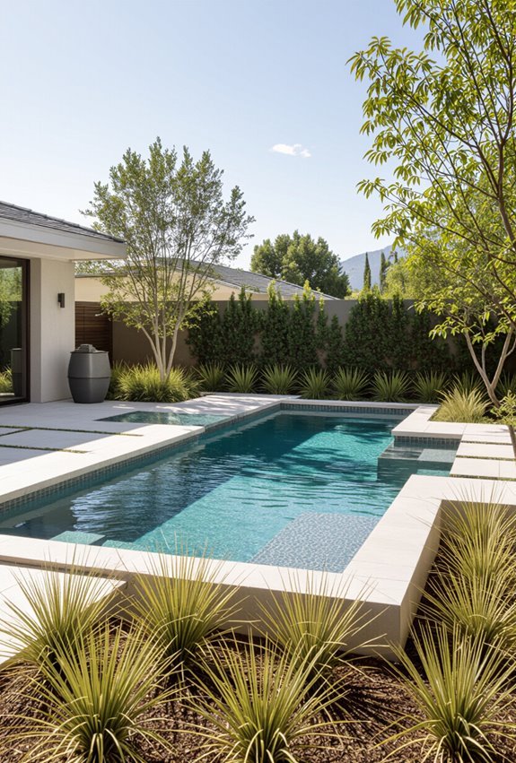 rainwater harvesting drought tolerant pool