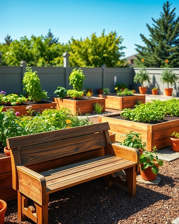 raised beds enhance container gardening