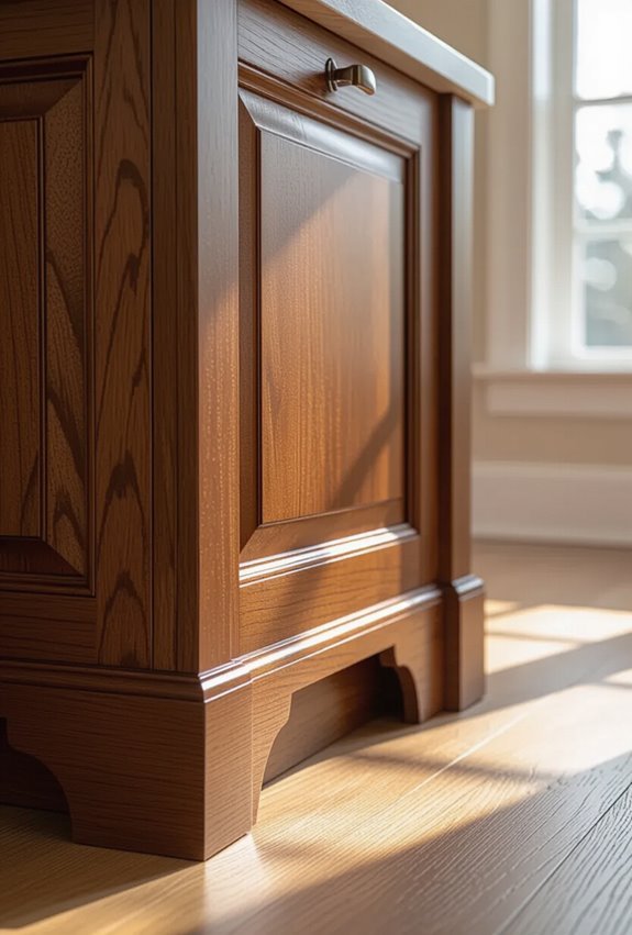 raised recessed plinth lighting