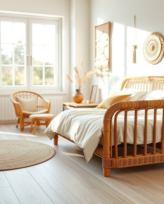 rattan furniture enhances serenity