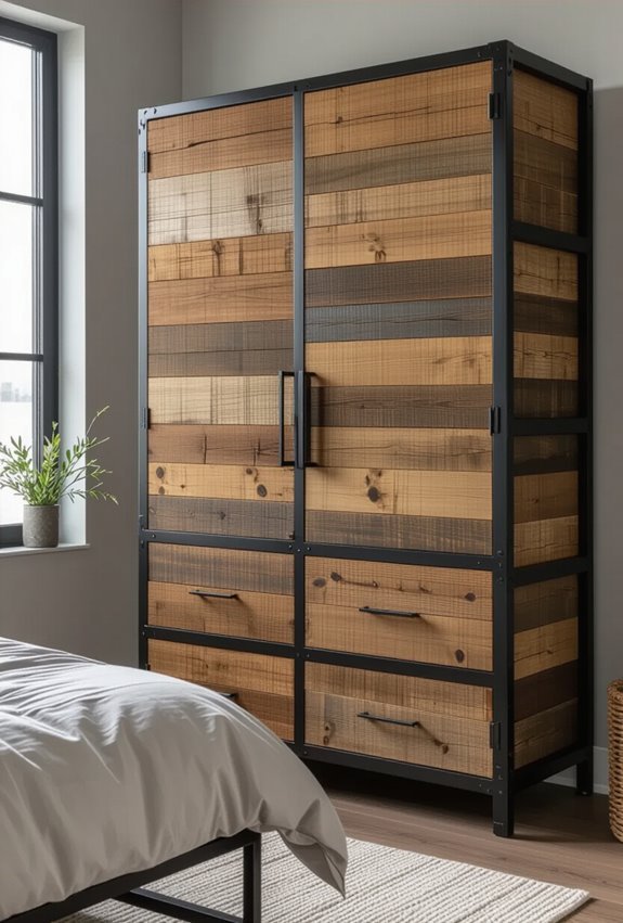 raw industrial reclaimed storage style