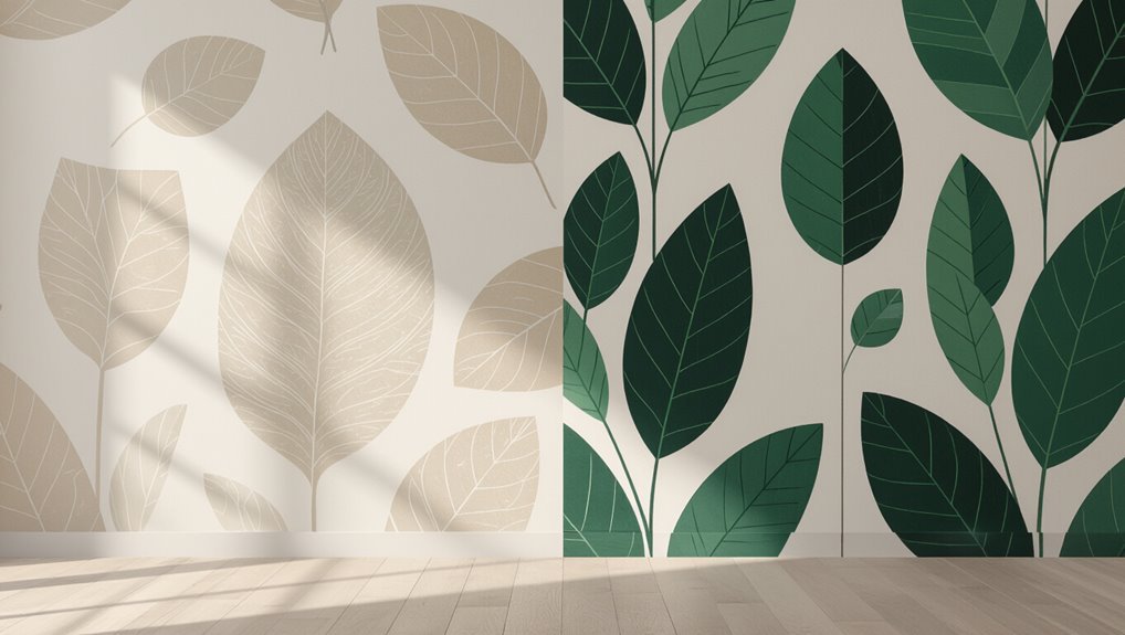 realistic vs stylized leaves