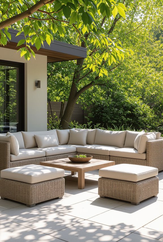 rearrangeable modular outdoor seating