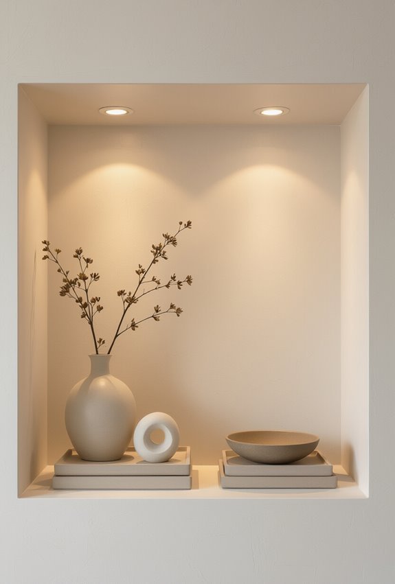 recessed led puck spotlighting