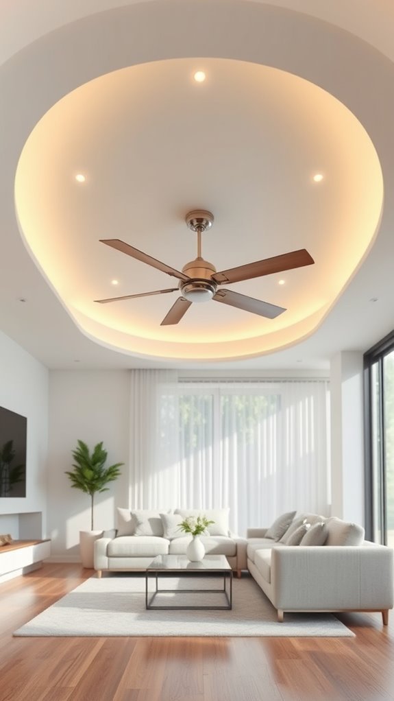 recessed lighting with fan