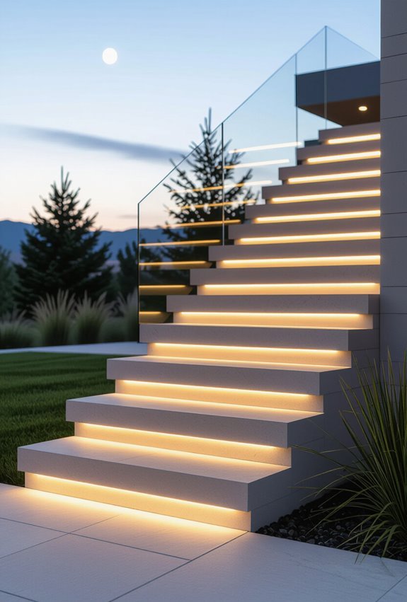 recessed low profile led strips