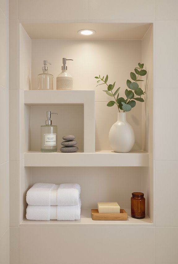 recessed wall storage solutions