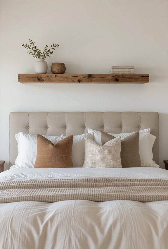 reclaimed distressed wood shelves